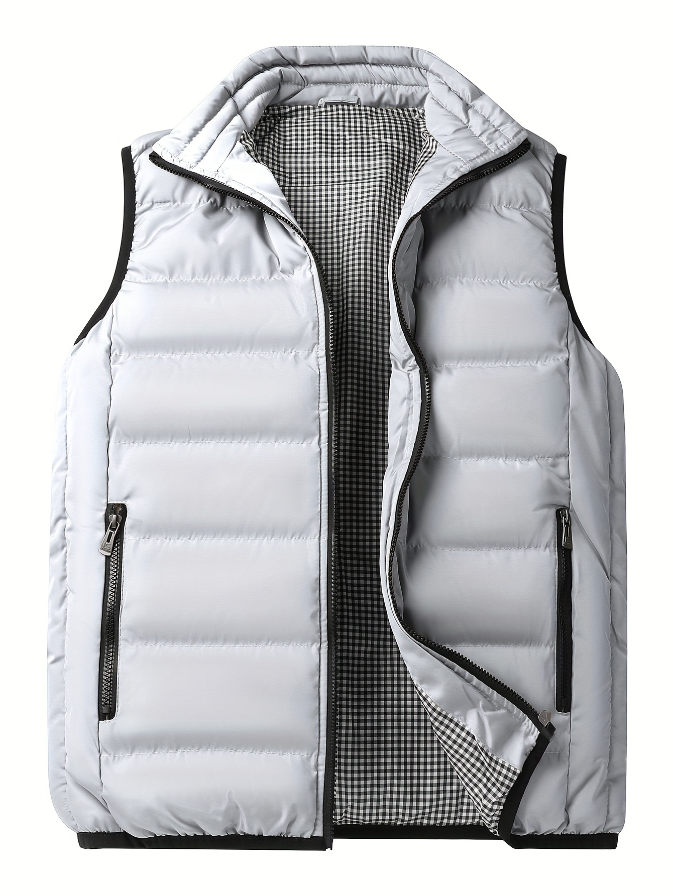 winter thick vest for men casual black warm padded sleeveless jacket best sellers details 20